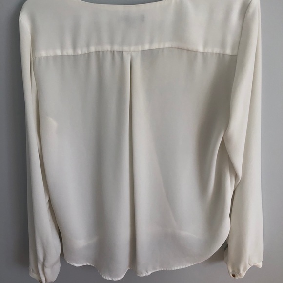 NWOT Chiffon Blouse/Work Top with Neck Detailing - Picture 4 of 4